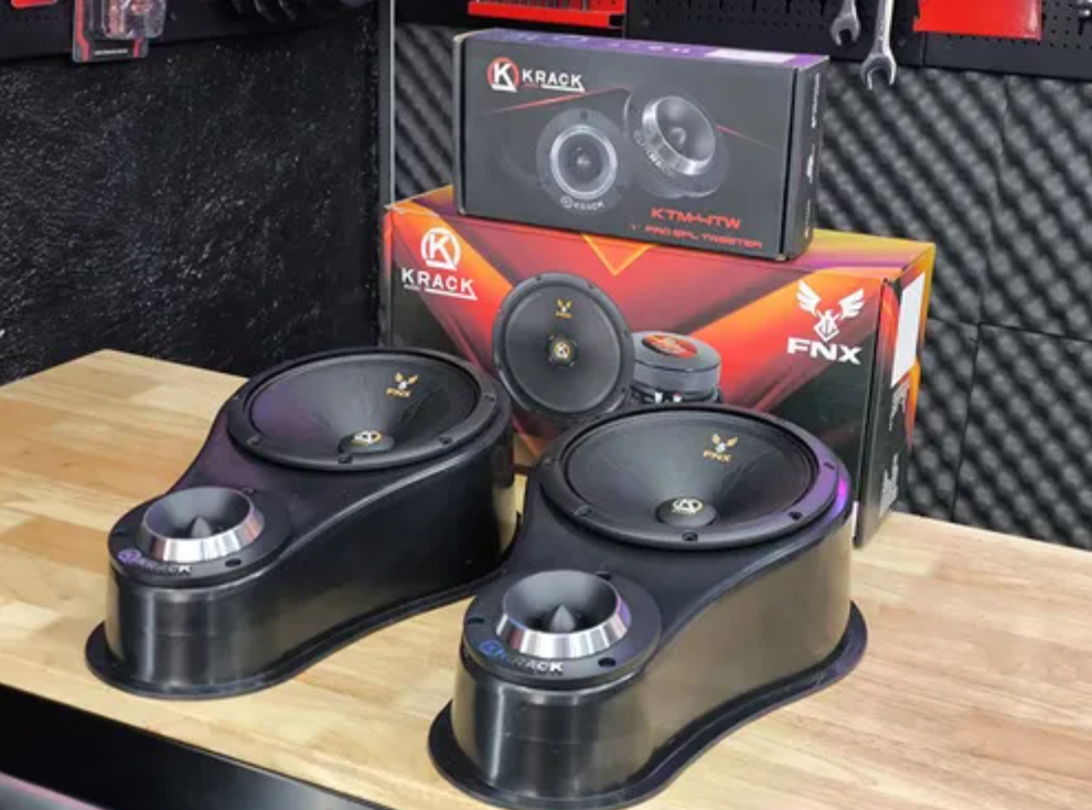 Par Medios Rangos Km-654fnx 6.5 Fenix + Tweeters + Aumentos
