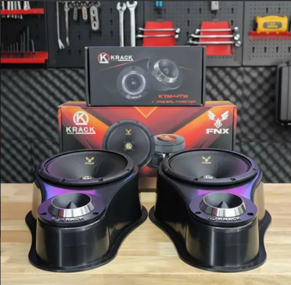 Par Medios Rangos Km-654fnx 6.5 Fenix + Tweeters + Aumentos