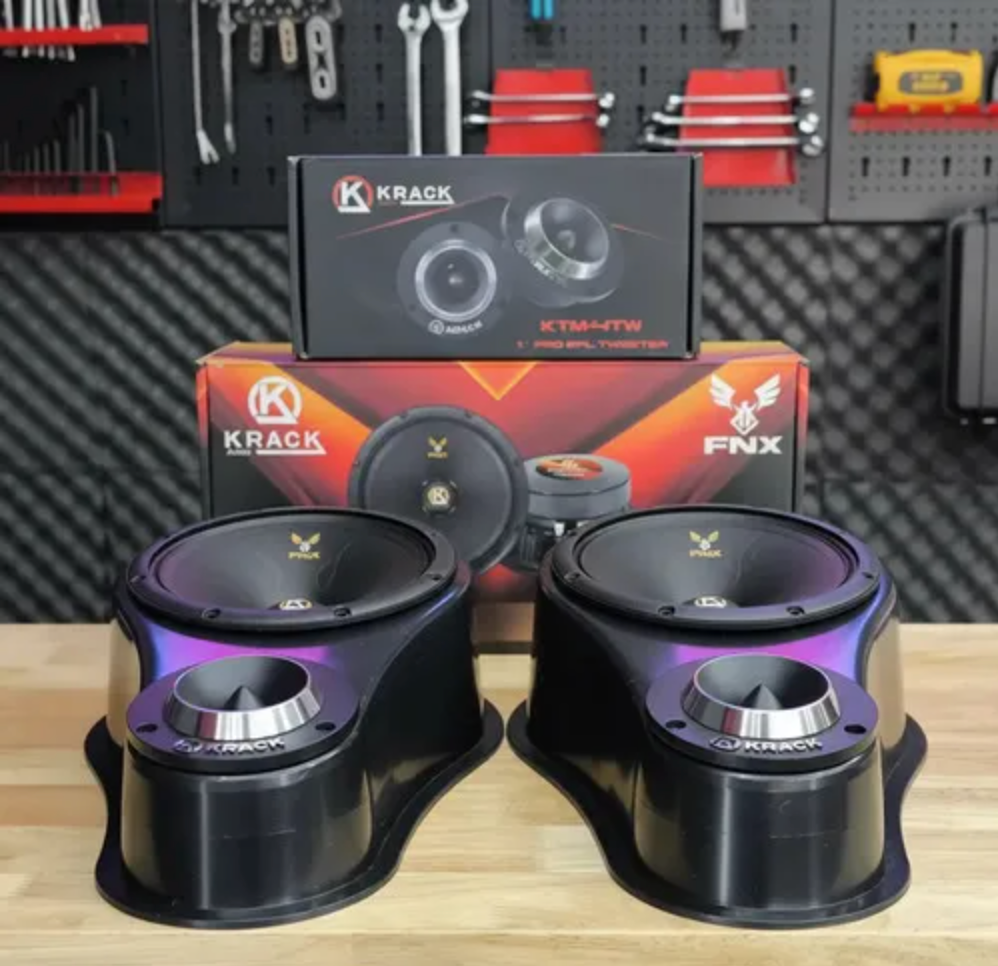 Par Medios Rangos Km-654fnx 6.5 Fenix + Tweeters + Aumentos