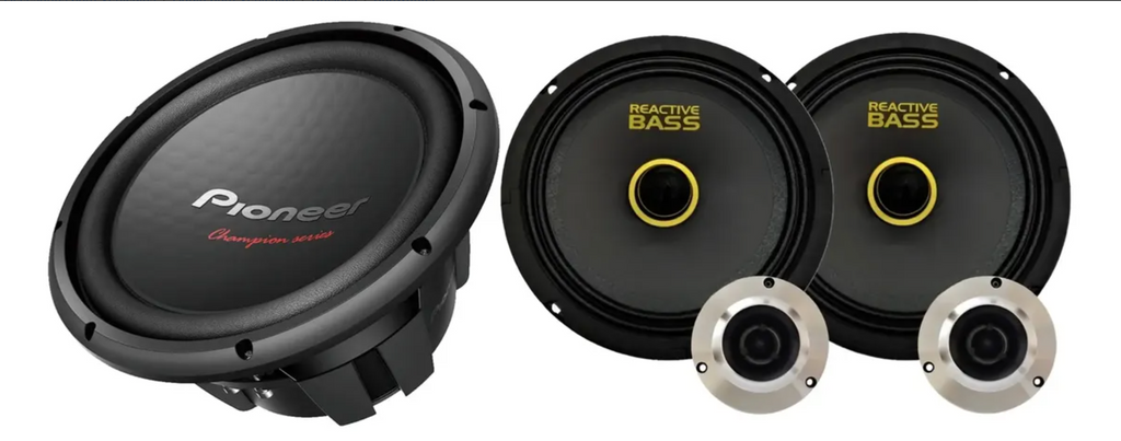 Subwoofer Ts-w312d4  + Rbt6520os 6.5pulG
