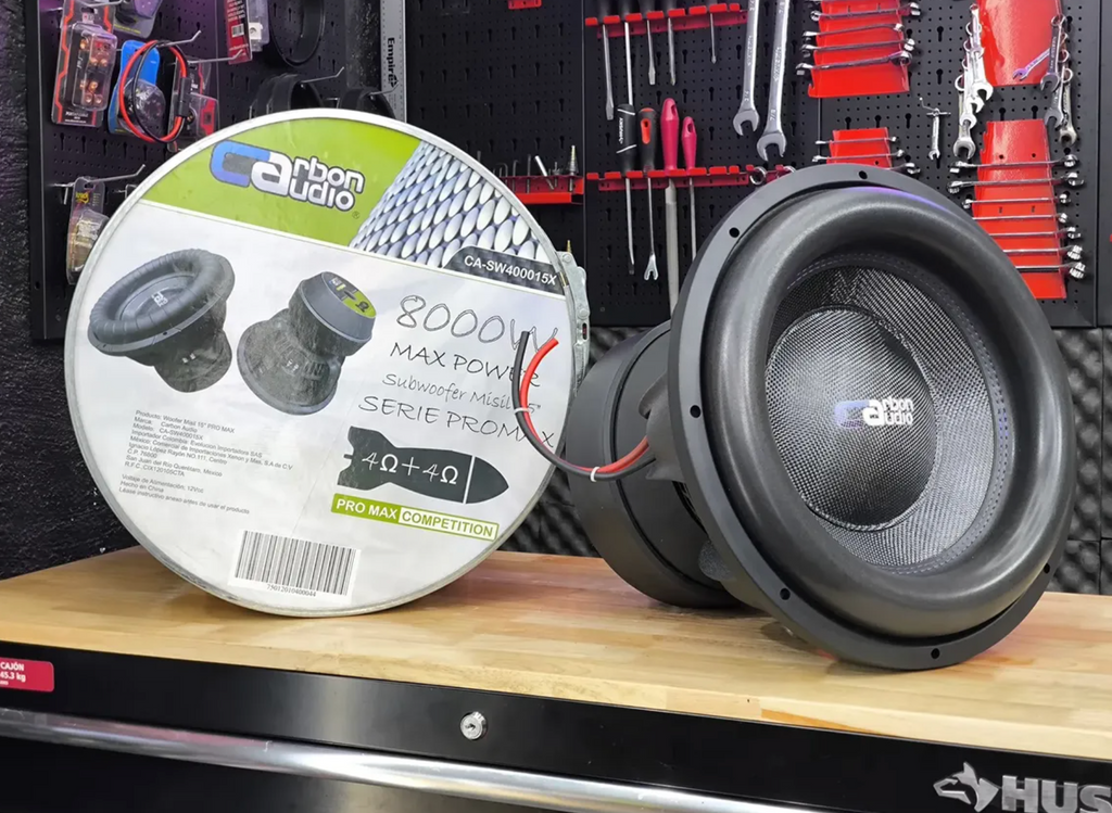 Subwoofer Misil 15  Carbon Audio Ca-sw400015x 4000wrms 4+4