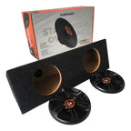 Bocina Coaxial Waraudio Cabo 65 C/cajon Doble Monitor 45rms