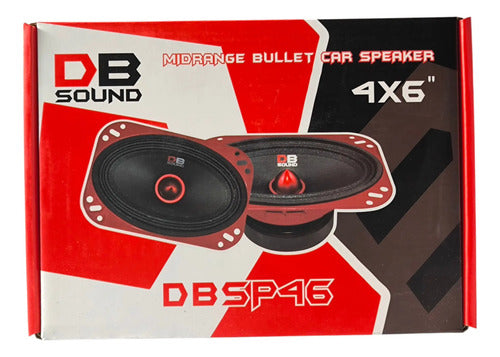 Par De Medios Rangos Db Sound 4x6 Dbsp46 200w/100w 89db 4ohm