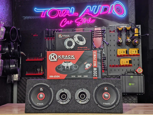 Kit Open Show Medios Rangos Neodimio Krack Kn-6504 +ktm-4tw