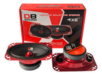 Par De Medios Rangos Db Sound 4x6 Dbsp46 200w/100w 89db 4ohm