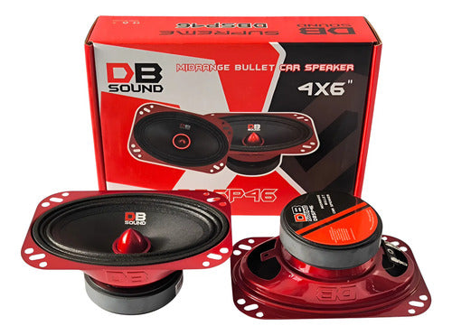 Par De Medios Rangos Db Sound 4x6 Dbsp46 200w/100w 89db 4ohm