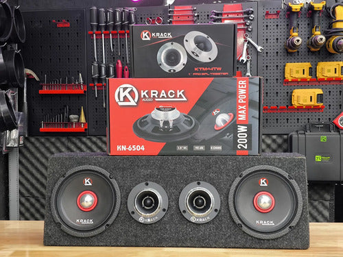 Kit Open Show Medios Rangos Neodimio Krack Kn-6504 +ktm-4tw