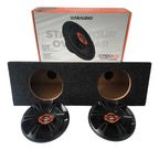 Bocina Coaxial Waraudio Cabo 65 C/cajon Doble Monitor 45rms