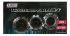 Juego De Tweeters Bala De Titanio 150w 066-846