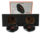 Bocina Coaxial Waraudio Cabo 65 C/cajon Doble Monitor 45rms