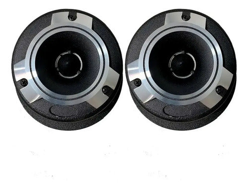 Juego De Tweeter Tipo Bala 4 Pulg. Con Alzas 150w  066-846