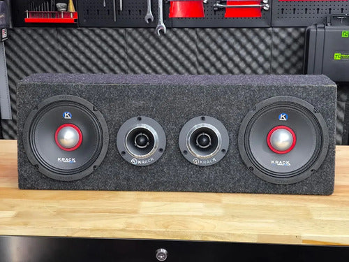 Kit Open Show Medio Rango Krack Ktm-650xp +tweeters Ktm-4tw