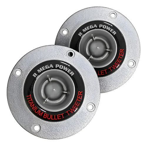 Par Tweeter Bala Aluminio Titanimo 400w 066-848