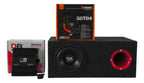 Subwoofer 8 Waraudio Sgt84 + Cajon Porteado + Amplificador