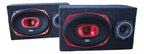 Par Cajon Individual D Madera Bocina 6x9 Tipo Pick Up C/bala