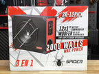 Subwoofer Amplificado Spider Sr-12pickde 12pulg 2000 Watts