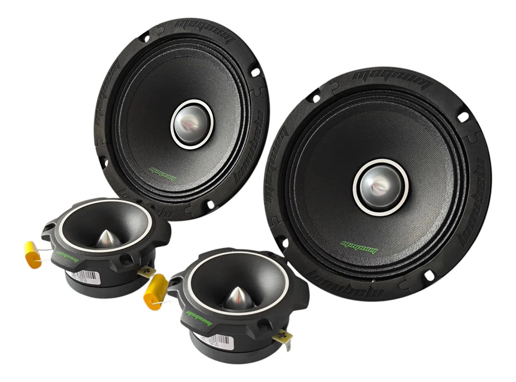 Set Magnum 2 Medios Rangos Pro-mr64 +pro-t100v2 + Cajon