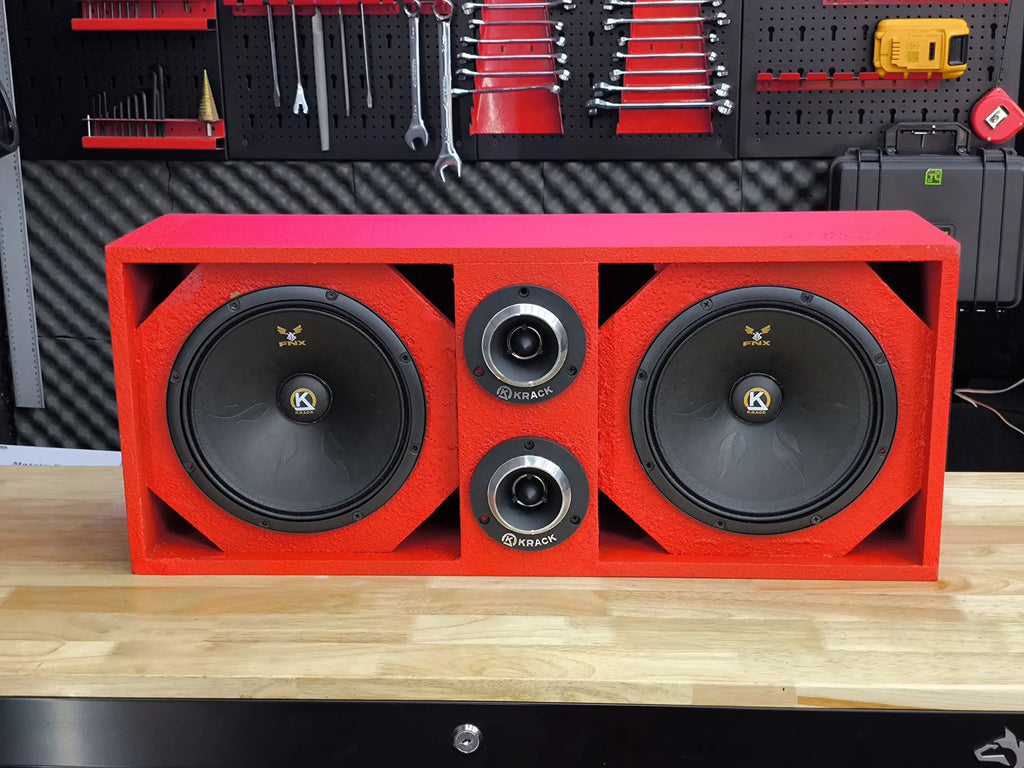 Par Medios Rangos Km-804fnx 8 Fenix +tweeters+ Cajon Open Sh
