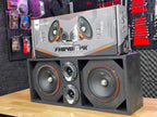 Set De Medios Rango War Audio Fh64bmpk+ Cajon Open Show Negr