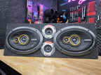 Paquete Audiobahn Ads6950 6x9 400w +tweeter +cajon Open Show