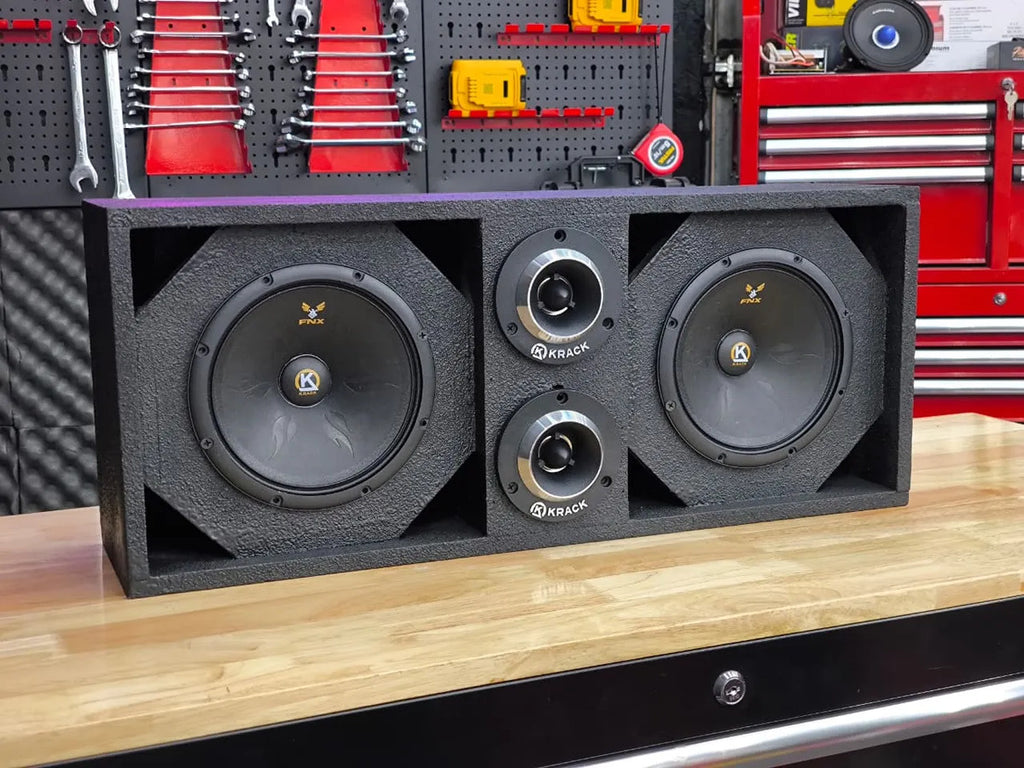 Par Medios Rangos Km-654fnx 6.5 Fenix +tweeters+ Cajon Open