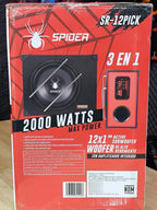 Subwoofer Amplificado Spider Sr-12pickde 12pulg 2000 Watts