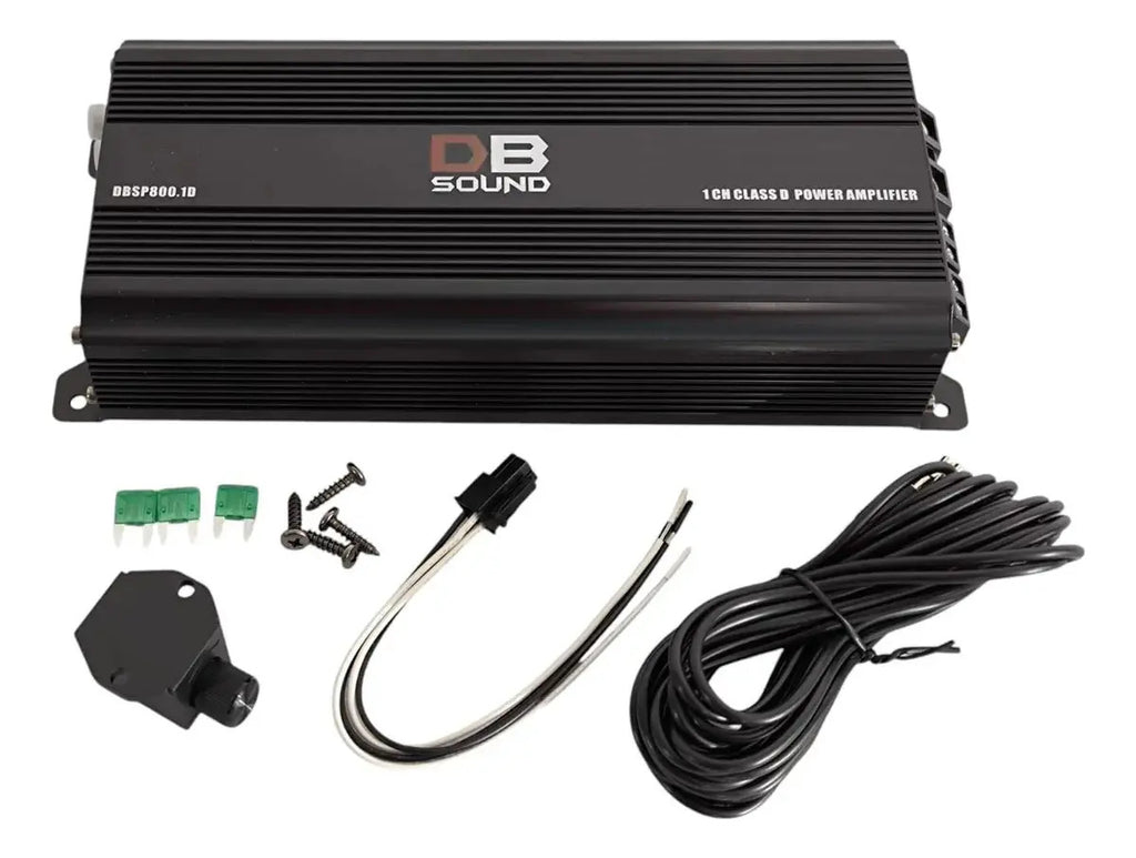 2 Audiobahn 8 PuLG 700w Asw8u + Cajon + Mono Dbsp800.1+kit4