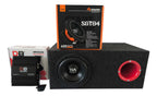 Subwoofer 8 Waraudio Sgt84 + Cajon Porteado + Amplificador