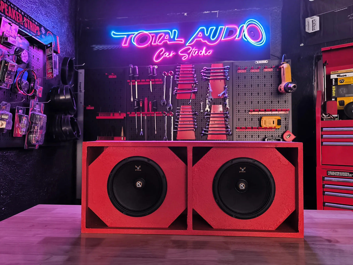 Par Medios Rangos Km-654fnx 6.5 Fenix + Cajon Open Show R