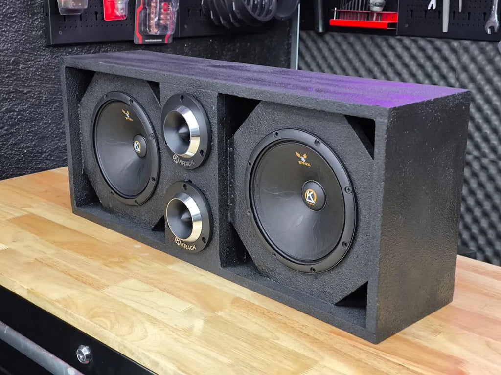 Par Medios Rangos Km-654fnx 6.5 Fenix +tweeters+ Cajon Open
