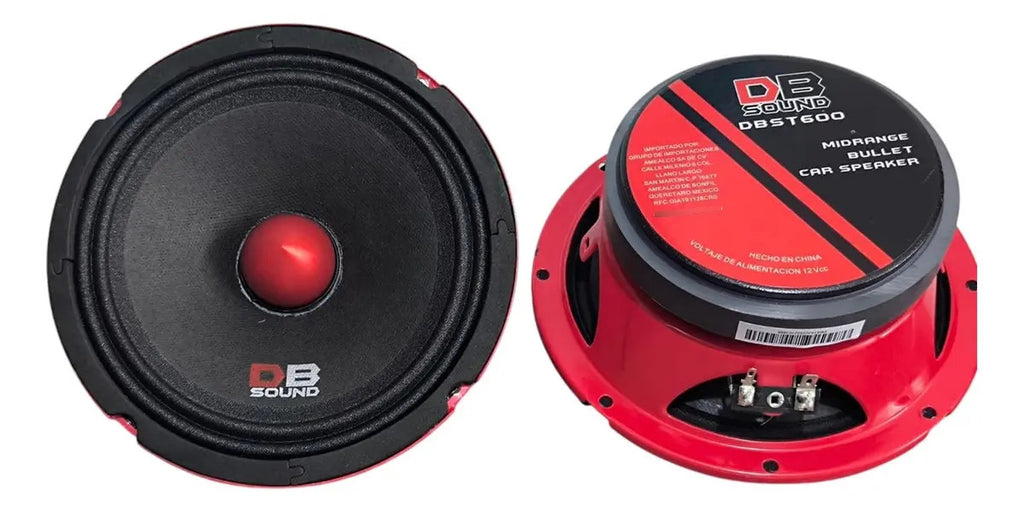 2 Medio Rango Db Sound 6.5 Pulg 150w/300w Max Dbst600 4ohms