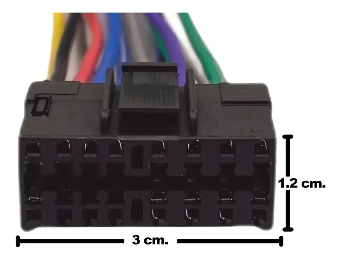 Arnes Conector Para Autoestereo 16 Pin Tipo Sony 030-555