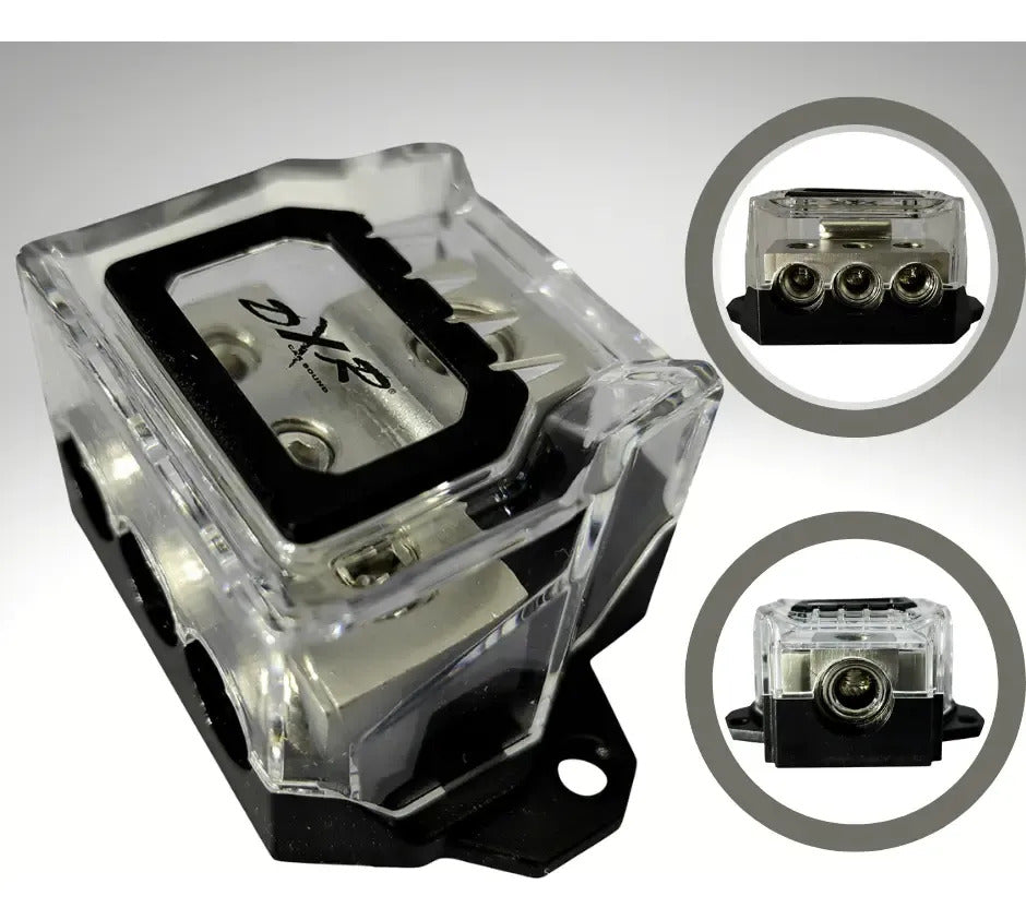Distribuidor De Poder Dxr 030-610 Para Car Audio 3 Salidas