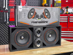 Set De Medios Rango War Audio Fh64bmpk+ Cajon Open Show Negr