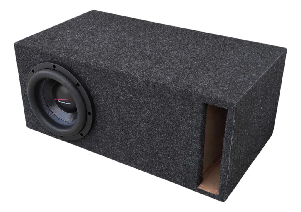 Subwoofer Audiobahn Asw8u Cajon Salida De Aire Amplificador