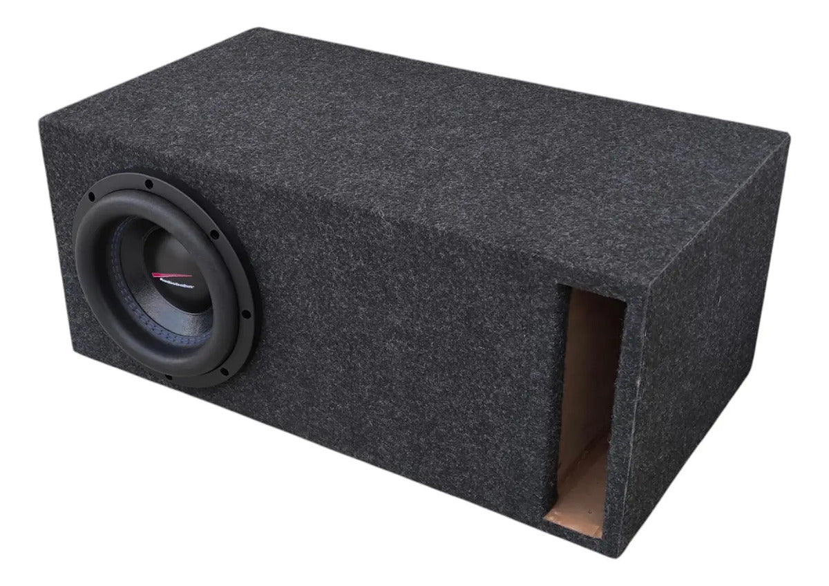 Subwoofer Audiobahn Asw8u Cajon Salida De Aire Amplificador