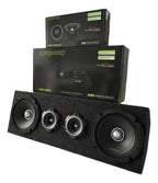 Set Magnum 2 Medios Rangos Pro-mr64 +pro-t100v2 + Cajon