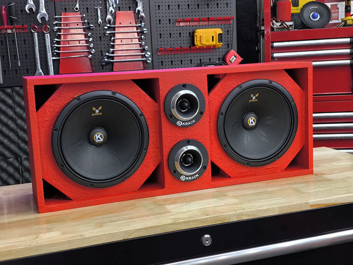 Par Medios Rangos Km-804fnx 8 Fenix +tweeters+ Cajon Open Sh