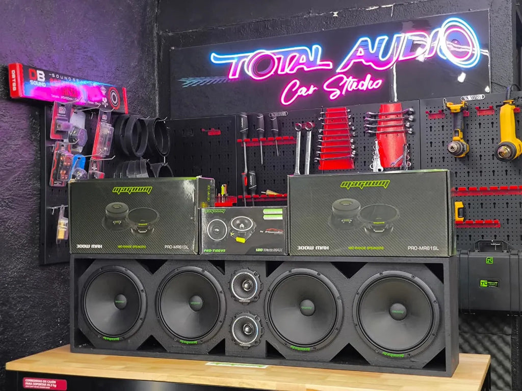 Paquete Open Show Magnum Cajon + Promr61sl +tweeters Prot100