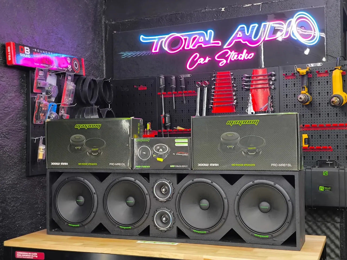 Paquete Open Show Magnum Cajon + Promr61sl +tweeters Prot100
