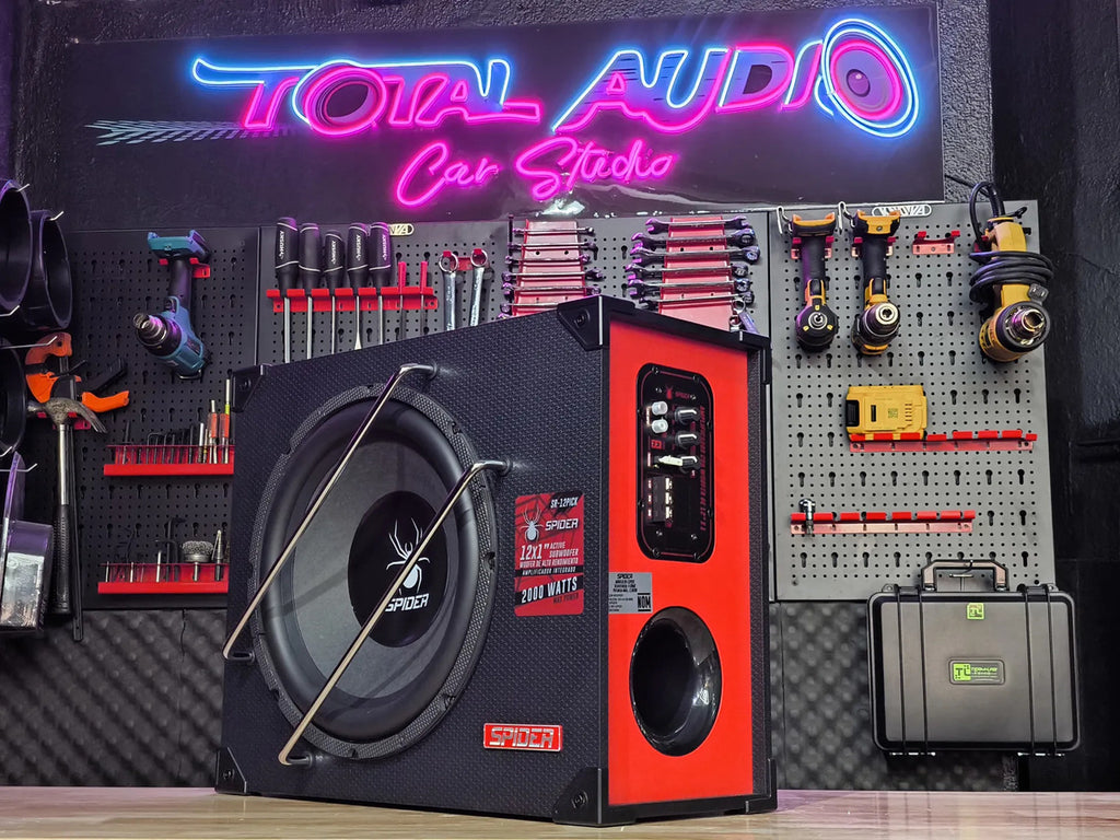 Subwoofer Amplificado Spider Sr-12pickde 12pulg 2000 Watts