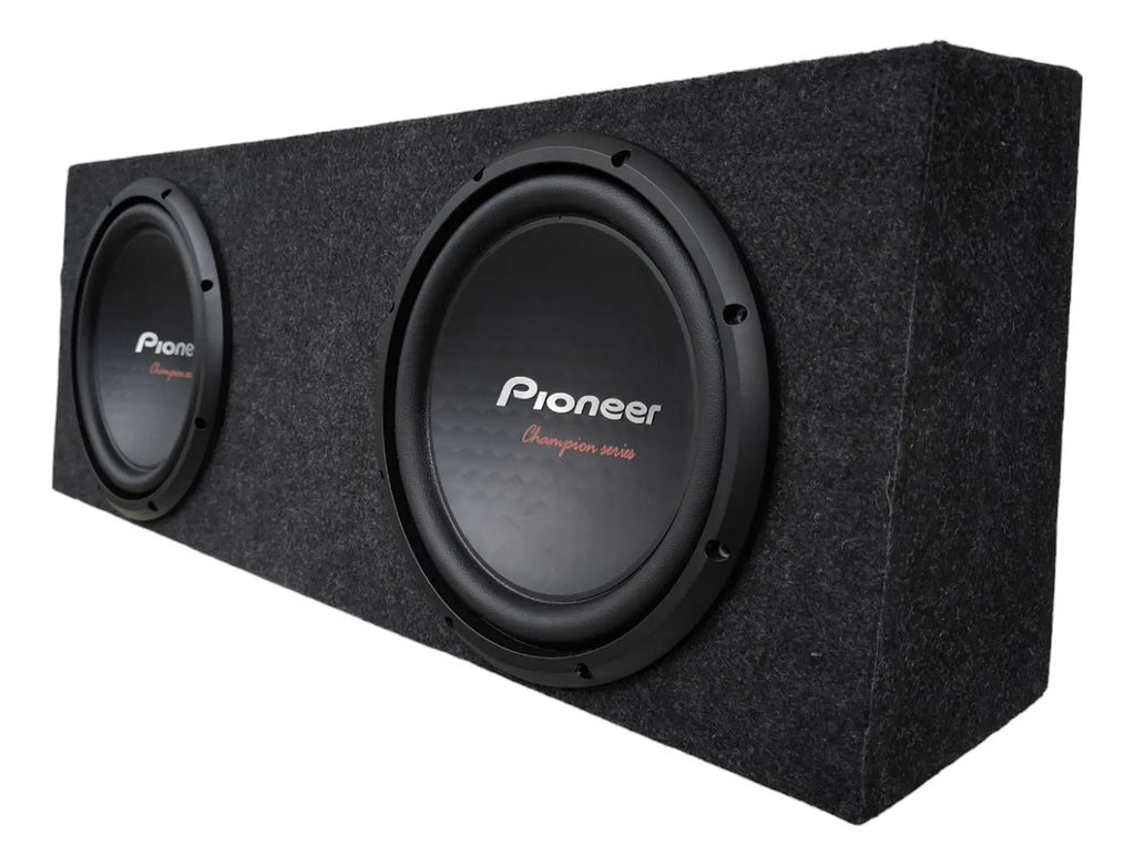 Cajón Sellado Doble Para Camioneta Con Rebote Para Subwoofer