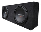 Cajón Sellado Doble Para Camioneta Con Rebote Para Subwoofer