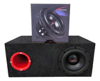 Subwoofer Audiobahn Asw8u Cajon Salida De Aire Amplificador