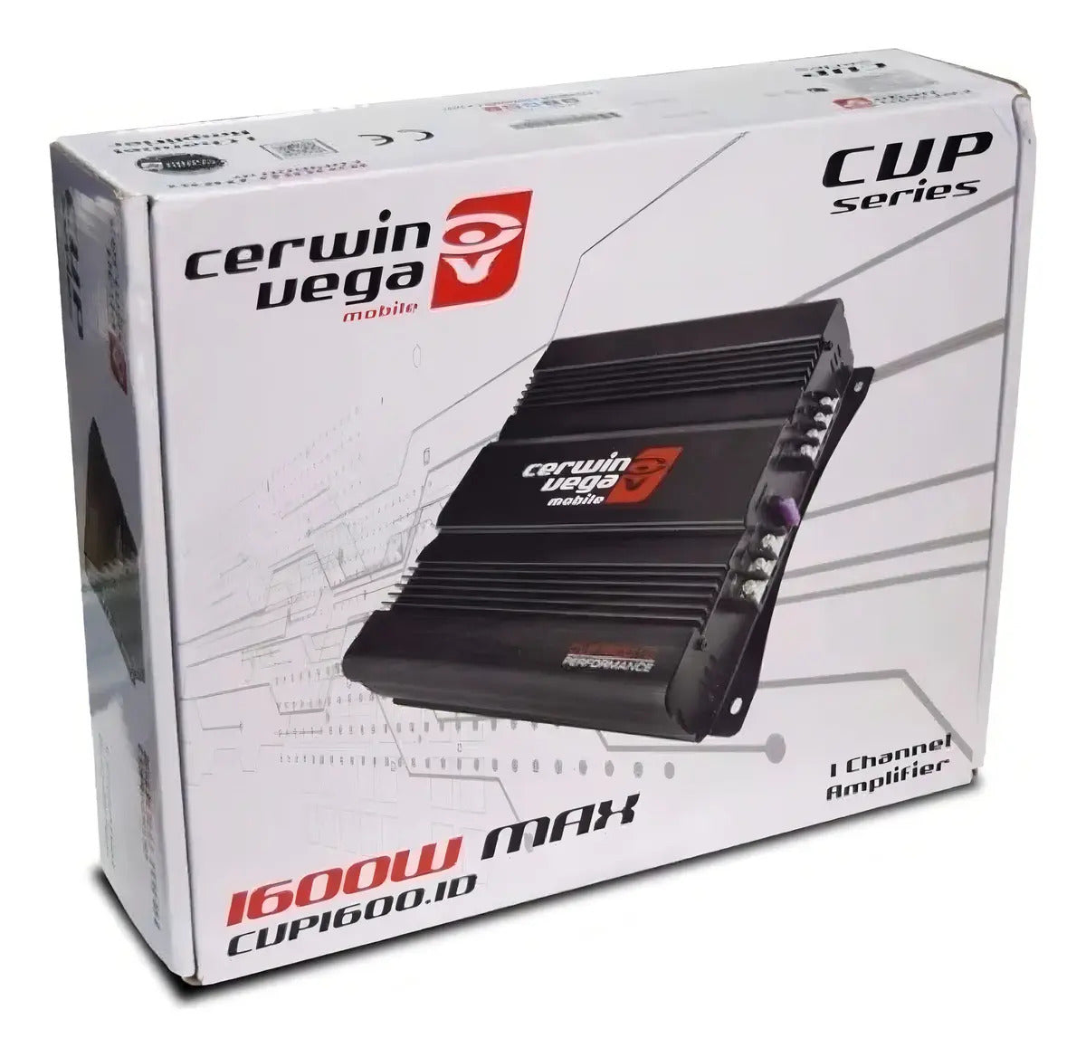 Amplificador Cerwin Vega 1600w Negro 1 Canal D