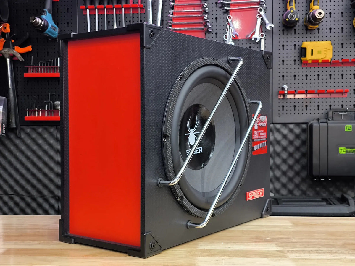 Subwoofer Amplificado Spider Sr-12pickde 12pulg 2000 Watts