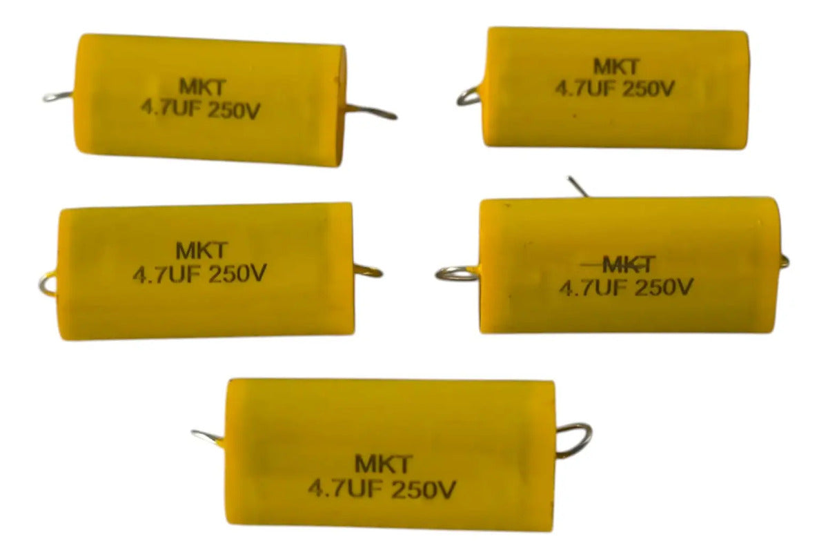5 Pzas Filtro Para Tweeter Bala Crossover Pasivo 4.7uf-250v