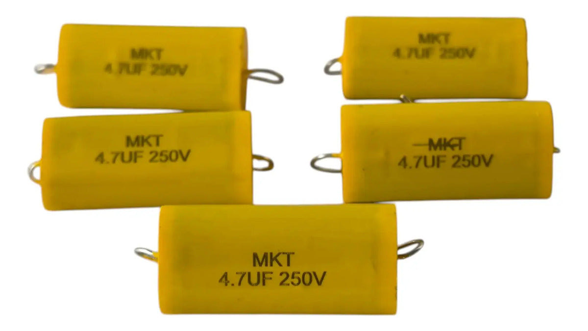 5 Pzas Filtro Para Tweeter Bala Crossover Pasivo 4.7uf-250v