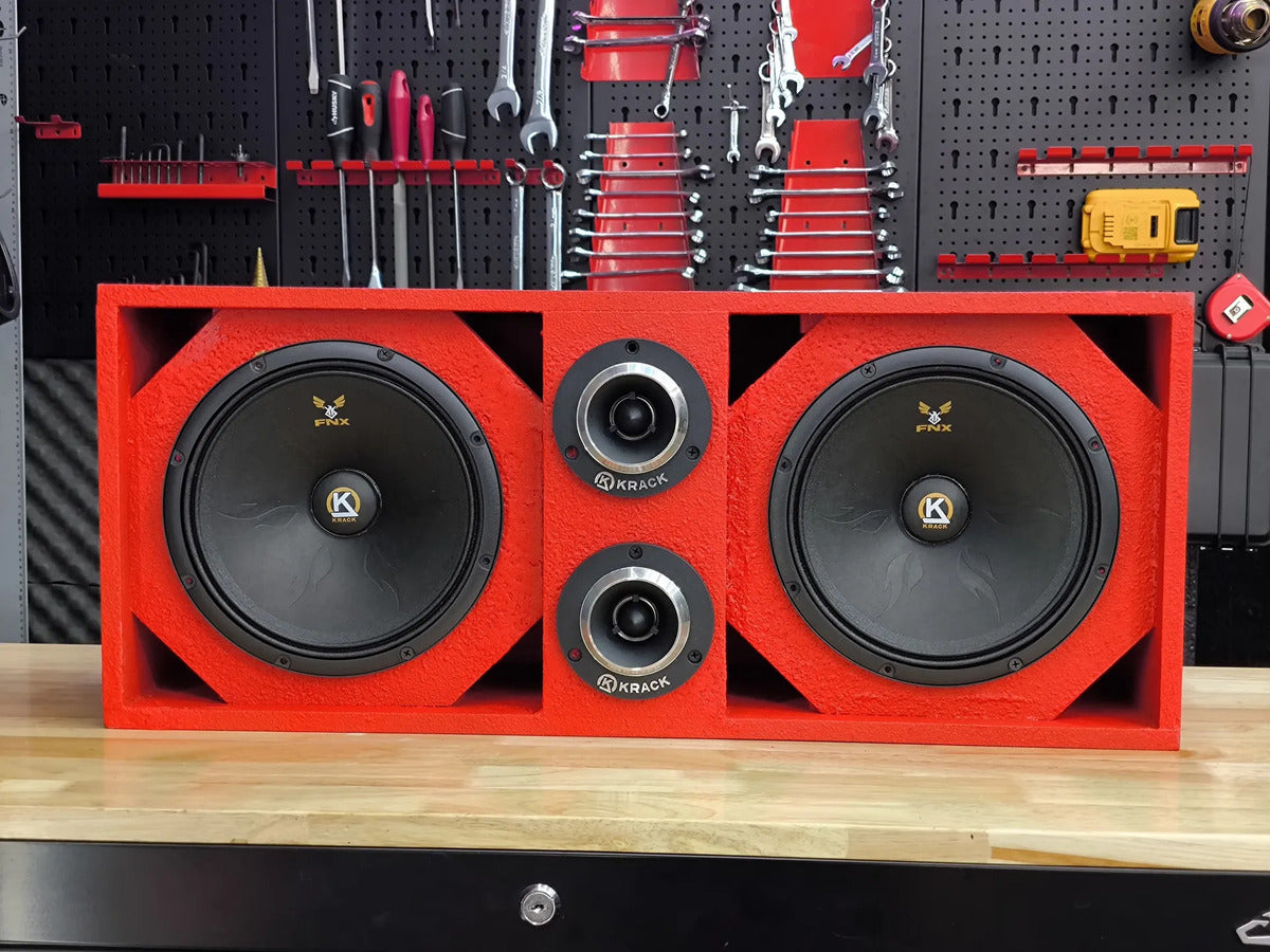 Par Medios Rangos Km-804fnx 8 Fenix +tweeters+ Cajon Open Sh