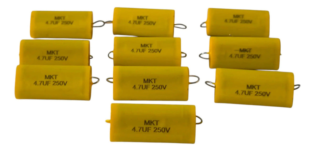 10 Pzas Filtro Para Tweeter Bala Crossover Pasivo 4.7uf-250v